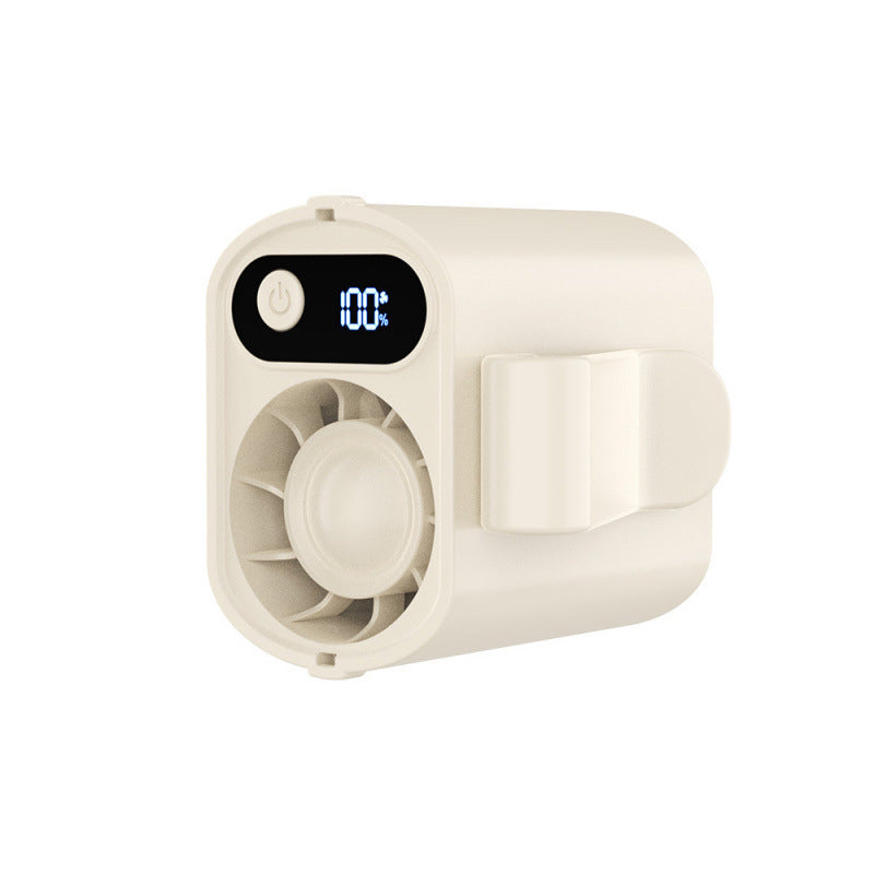Ventilateur de taille portable à pince avec écran numériqu