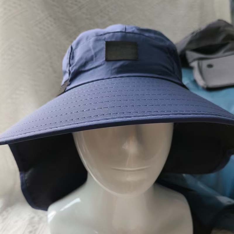 Chapeau de soleil à larges bords avec protection UPF 50+ et rabat de nuque