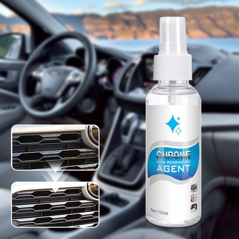 Poliss et nettoyant pour métaux chromés de voiture