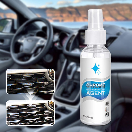 Poliss et nettoyant pour métaux chromés de voiture
