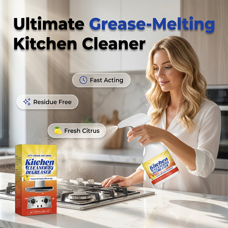 Spray nettoyant et dégraissant puissant pour la cuisine