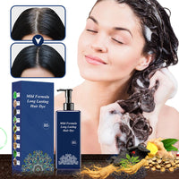 Crème Colorante à Base de Plantes pour Cheveux - Formule Douce et de Longue Durée