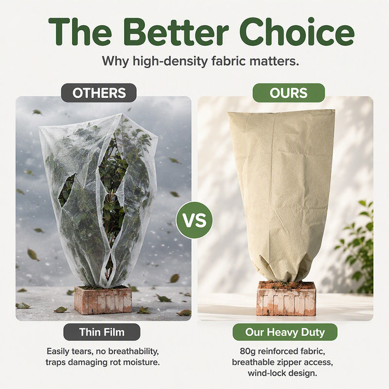 ✨Protégez vos plantes en un clin d'œil ! Housse de protection thermique « No-Tear »