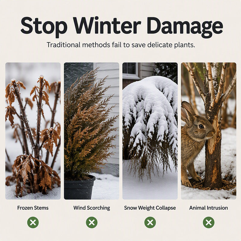 ✨Protégez vos plantes en un clin d'œil ! Housse de protection thermique « No-Tear »