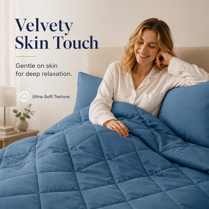 📢50 % DE RÉDUCTION !! ⏰ Ensemble de couette matelassée 3 pièces avec taies d'oreiller – Microfibre toutes saisons