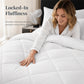 📢50 % DE RÉDUCTION !! ⏰ Ensemble de couette matelassée 3 pièces avec taies d'oreiller – Microfibre toutes saisons