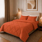 📢50 % DE RÉDUCTION !! ⏰ Ensemble de couette matelassée 3 pièces avec taies d'oreiller – Microfibre toutes saisons