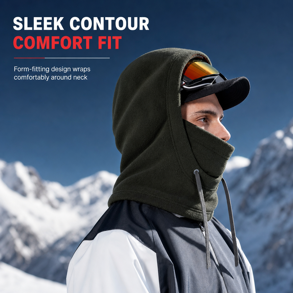 🧣 Cagoule chaude pour les activités de plein air